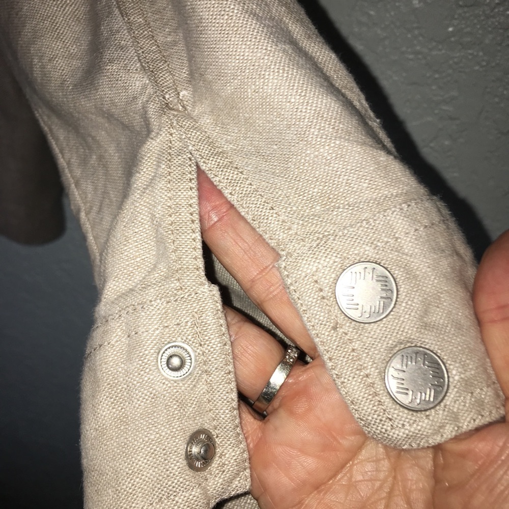 J Jill 100% Linen blazer - Picture 6 of 8